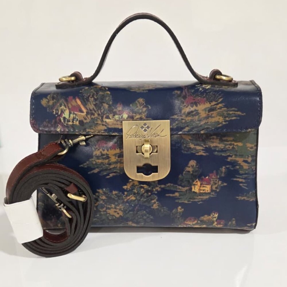 NWT Patricia Nash Carisbrooke Satchel Crossbody Kent Countryside - Picture 2 of 6